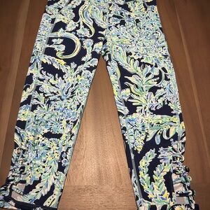 Lilly Pulitzer Turquoise and Floral Leggings